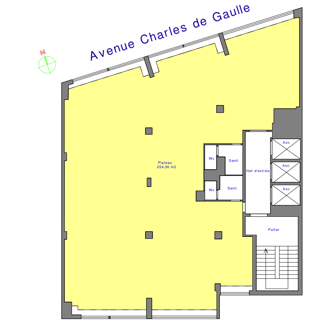 Espace indépendant 275 m² 40 postes Location bureau Avenue Charles de Gaulle Neuilly-sur-Seine 92200 - photo 5